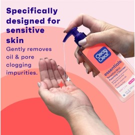 Essentials Clean & Clear Essentials Foaming Facial Cleanser, Oil-Free Daily Face Wash with