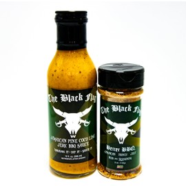 THE BLACK FLAG- JAMAICAN PINE COCO LIME BBQ SAUCE AND HONEY JAMAICAN JERK SEASONING AND RUB COMBO