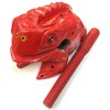 Wooden frog instrument large size 8"X 3"X 4"