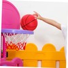 KONTONTY 6pcs Mini Basketballs Set with Pump Soft Indoor Balls