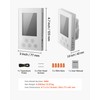 VEVOR 7-Day Programmable Thermostat White - for Radiant Underfloor Heating
