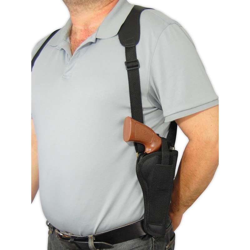 Barsony Revolver Shoulder Holster Fits 4-5" S&W J-Frame Left