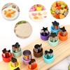 21Pcs Vegetable Cutter Shapes Set - 18Pcs Fruit Shape Cutters