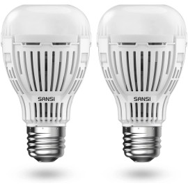 Sansi 2x LED Light Bulbs Light Sensor Dusk to Dawn 80W Security Bulb Auto On/OFF SANSI