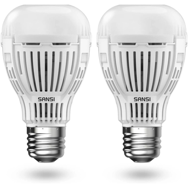 Sansi 2x LED Light Bulbs Light Sensor Dusk to Dawn