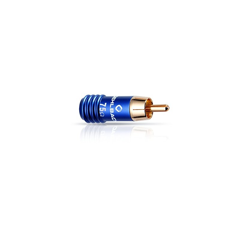Oehlbach Cover Connector 75 Ohm Blue