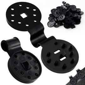 AWCIGG Plastic Clips for Protective Cloth Sun Protection Net Clamp Fixed Clip for Awning Shade Cloth Clips Pack of 50 Mounting Clips for Tarpaulins with Eyelet Shade Net Clip for Pool and Gardens