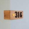 HASWARE 4 Inch Self Adhesive House Number, Modern and Easy