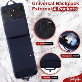 GillyGro Large Vertical Backpack Organizer Insert for Tote Bag, Carry On, Picnic, Camping – XL Foldable Insulated Waterproof Pouch Divider with Pockets & Handles, Travel Accessories for Women & Men