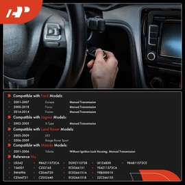 A-Premium Ignition Starter Switch Compatible with Ford, Land Rover, Mazda & Jaguar Vehicles - Escape 2001-2007, Fusion 2014, Focus 2000-2018, Range Rover Sport, LR3, Tribute, X-Type - 7 Blades