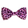 Huxley & Kent H&K Bow Tie Pink Leopard