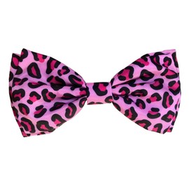 Huxley & Kent H&K Bow Tie Pink Leopard