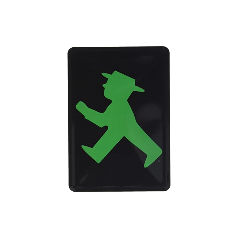 Nostalgic Art - Traffic Light Man In Green - Metal