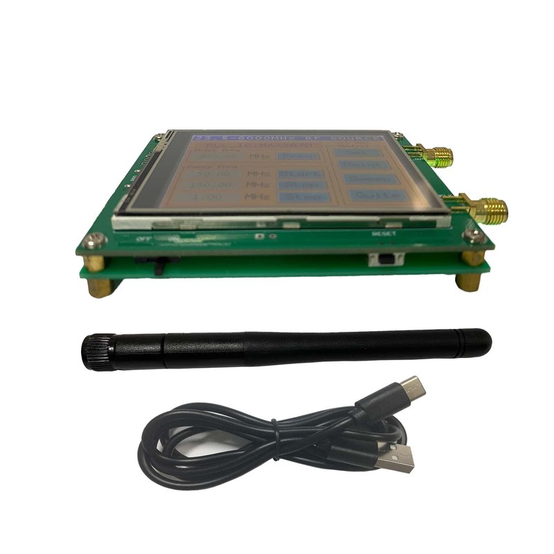 Upgraded MAX2870 RF Signal Generator Source 23~6000 MHz High Precision