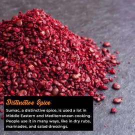 NY SPICE SHOP Sumac Spice Granulated – Turkish Seasoning - Ground Sumac Berries Granulate - Tangy & Citrusy Middle Eastern Spices - Traditional Purple Seasonings for Cooking – 3 Pound