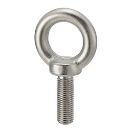 Shibutani EB-901-1050 Foot Length Eye Bolt, Nominal M0.4 x L2.0 inches (10 x 50 mm), Steel