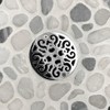 Designer Drains 3.25-Inch Round Shower Drain Cover – Classic Scrolls
