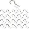 DDHOMIN 20 Pieces Stainless Steel Screw-in Ceiling Cup Screw Hooks