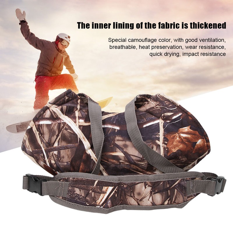 Outdoor Camo Multi Function Windproof Neck Hanging Gloves Hunting Bag