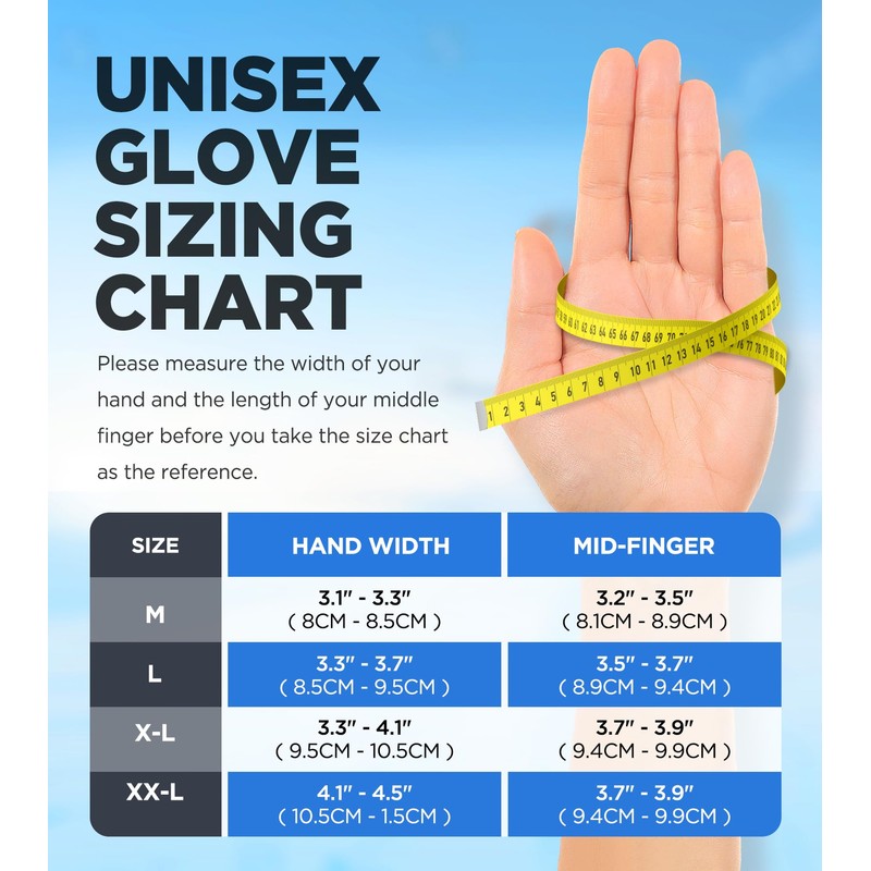 UMEWARM -10℉ Winter Gloves for Cold Weather Made with 3M