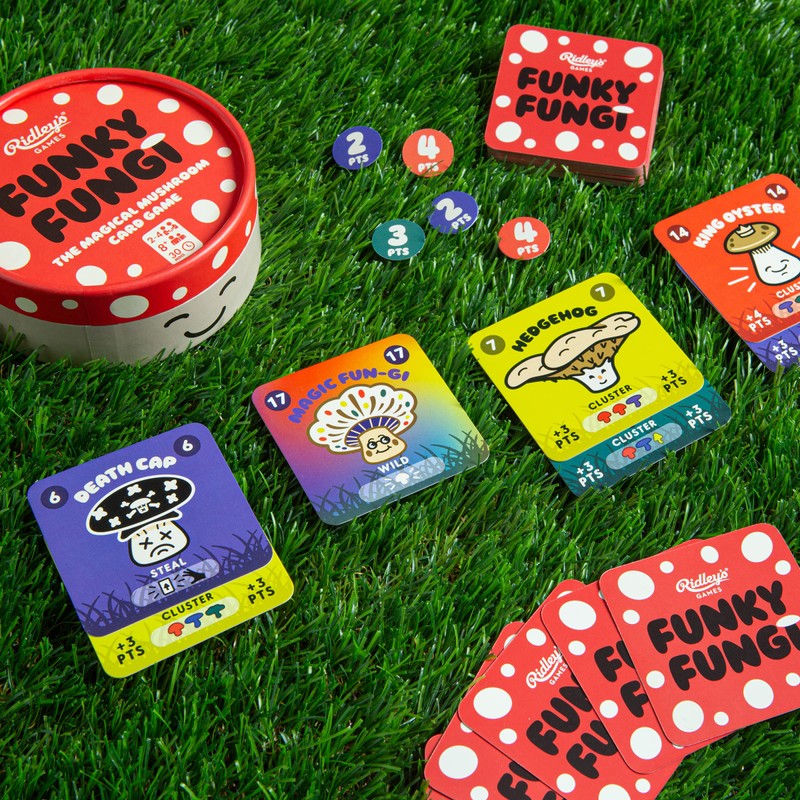 Ridley's Funky Fungi Mushroom Card Collecting Game for 2-4 Players