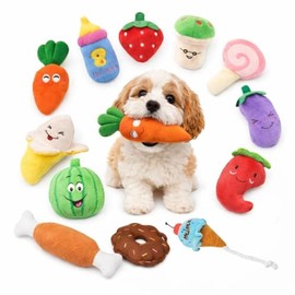 PUBAMALL Juguetes para Perros de Entrenamiento Molar, Set de 12 Piezas para Masticar