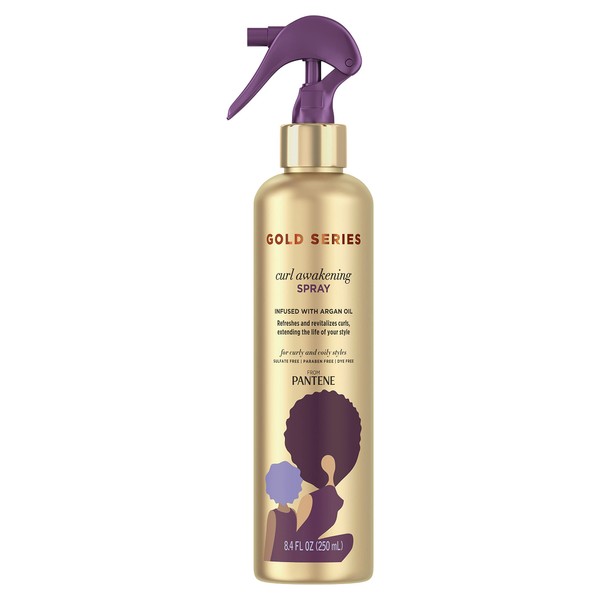 Pantene Gold Series Curl Awakening Spray, for Curly and Coily