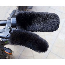 Altipia Motorcycle thermal fur handlebar cover, bicycle, scooter, motorcycle / 오토바이 방한 FUR핸들커버 자전거 스쿠터 오토바이