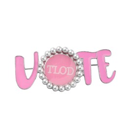 UJIMS Sorority Brooch Pin for Women Girl Sorority Gift Paraphernalia Graduation Jewelry Greek Sorority Gift (Sorority Vote Brooch)