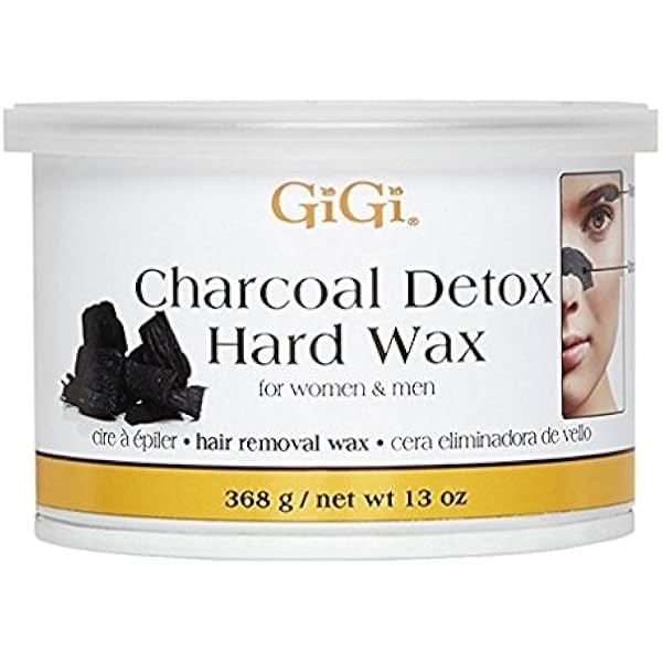Gigi Tin Charcoal Detox Hard Wax 13 Ounce (384ml) (2