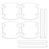 KPBKQLGA 8 Pack Car Door Handle Protector Films - Transparent,