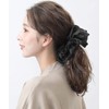 VINGTAINE H-300 Fluttering Scarf, Ribbon, Banana Clip, Hair Clip, Black