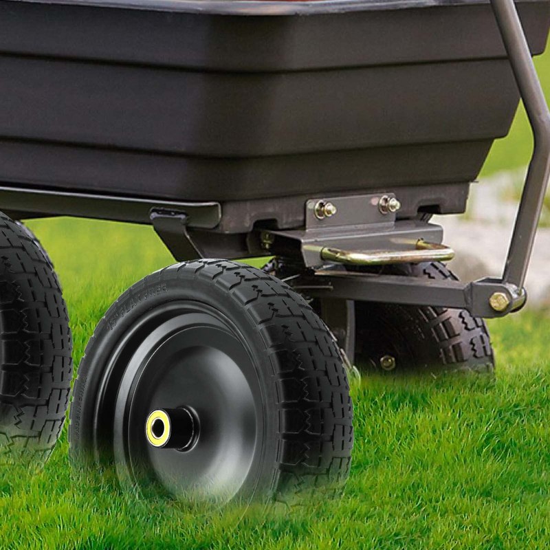 TAICHEUT 2 Pack 13 Inch Flat-Free Tires for Carts, Gorilla