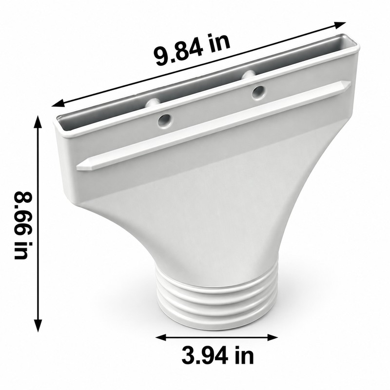 AC Hose Connector for Ventilation Systems – Flat Exhaust Nozzle