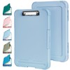 Sooez Reinforced Clipboard with Storage, Inner Plastic Folder Attached, Heavy