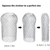 Lyellfe 12 Pack Gutter Strainer, 4 Inch Expandable Gutter Downspout