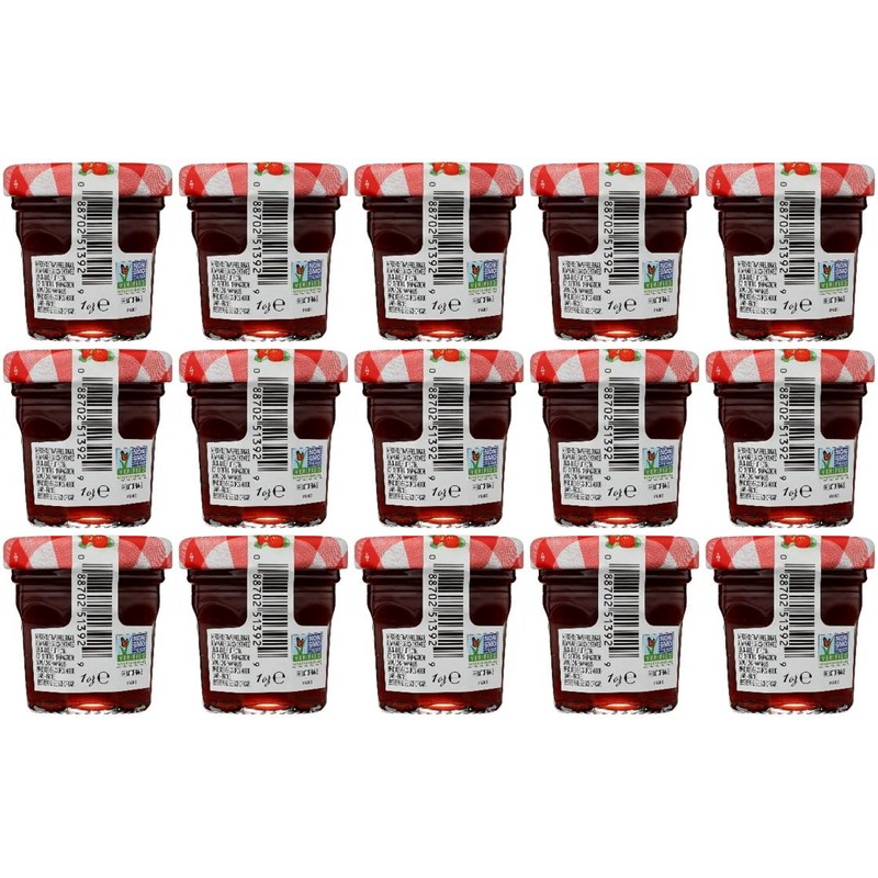 Bonne Maman Strawberry Preserves, 1 Ounce Jars (Pack of 15)