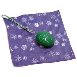 Hi-Look Inc. Holiday Christmas Theme Cleaning Cloth, Christmas Egg with Cloth (Green Style 2)