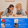 Magformers Rainbow 14 Piece Set - Magnetic Tiles Building Blocks,