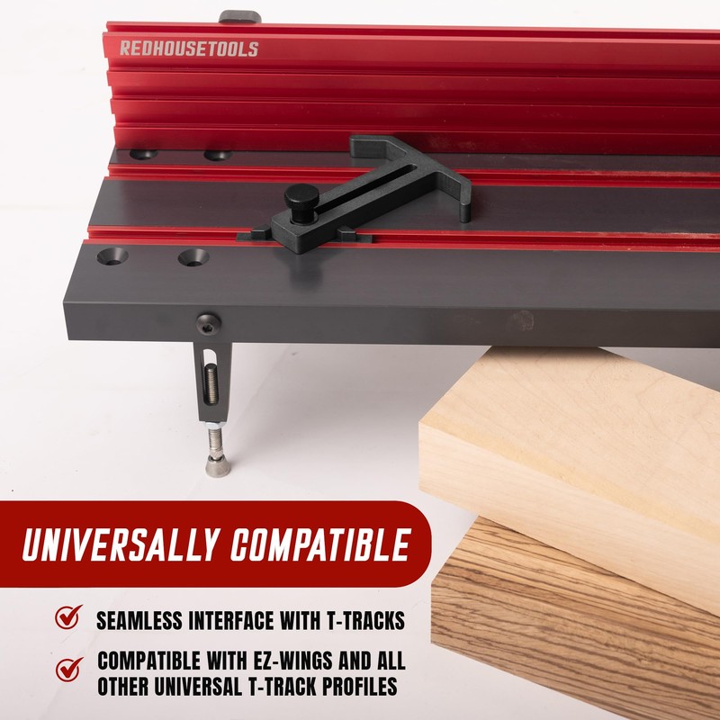 Multi-angle Swivel Stop Block - Universal T-track Compatible