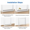 CKE 50 Pack 36" White Round Aluminum Deck Balusters, 3/4"