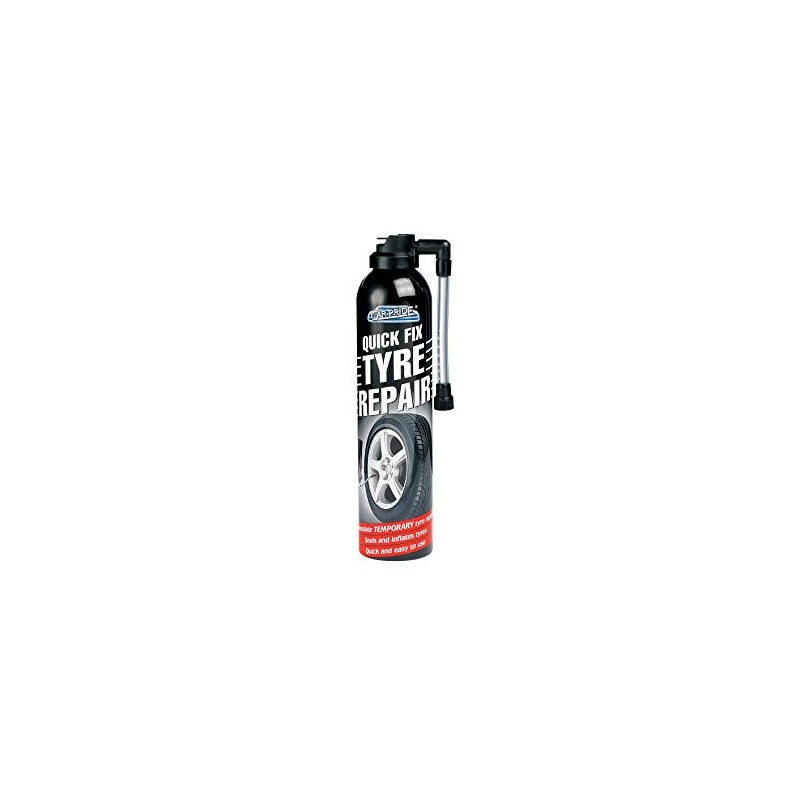 Car Pride Quick Fix Immediate Tyre Repair Seals Inflates Wheel