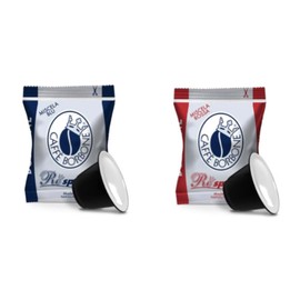 Caffe Borbone Mixed 50/50 Red and Blue Nespresso "compatible" Orginal Line Capsules (100 count) NOT Compatible with Vertuo