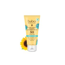 Babo Botanicals Sheer Mineral Sunscreen Lotion SPF 50 with 100% Mineral Active Ingredients for Babies, Kids or Extra Sensitive Skin, Lightweight, Water Resistant & Fragrance Free, Multicolor, Unscented, 3 Fl Oz