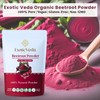 EXOTIC VEDA Organic Beetroot Powder 100g(3.53oz) | 100%Pure Beet Root