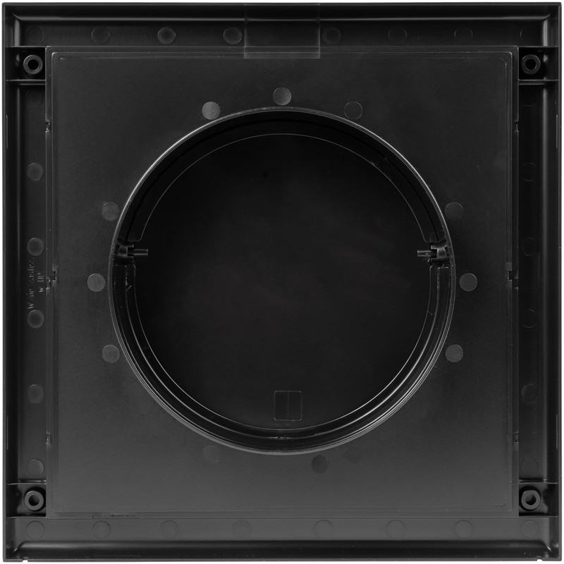 Awenta 150mm Extractor Hood Vent - Black ABS Plastic -