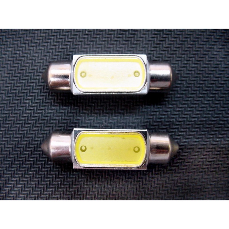 Lumiglow 36mm Cool White Interior Courtesy Dome Light Bulbs LEDs