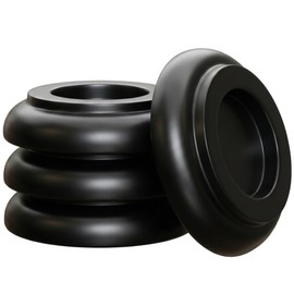 Caster Cups,Piano Caster Cups Furniture Coasters for Hardwood Floors Wood Floor Protectors for Furniture Piano Floor Protectors (Black)
