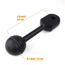 Sea frogs Ball Arm Ball to YS Mount Arm 3.5" Essential Diving Equipment Underwater Photography Gear Lighting System Aluminum Alloy Diving Equipment Accessory Lightweight Arms AM-2