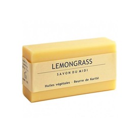 Sabon du Midi [International Direct Shipping] Savon du Midi Lemongrass Shea Butter Soap 100g / [해외직배송] 사봉 뒤 미디 레몬그라스 쉬어버터 비누 100g